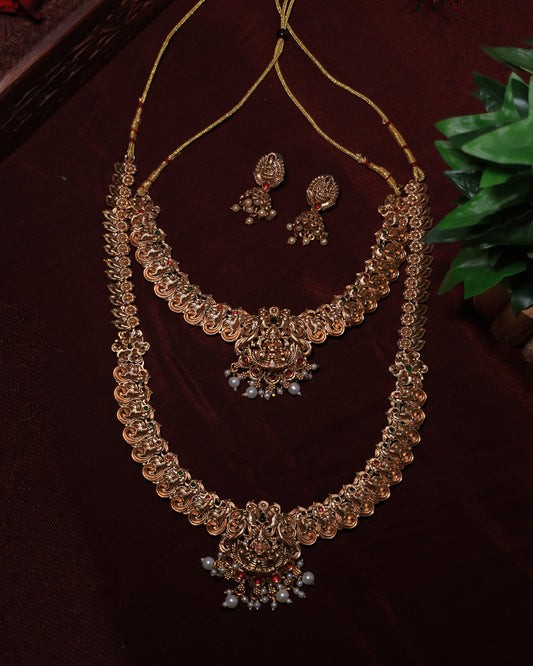 Antique Lakshmi Haaram Set
