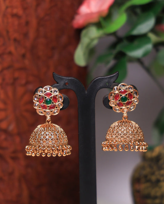 Amphora Jhumka - Mutliple Color Oval