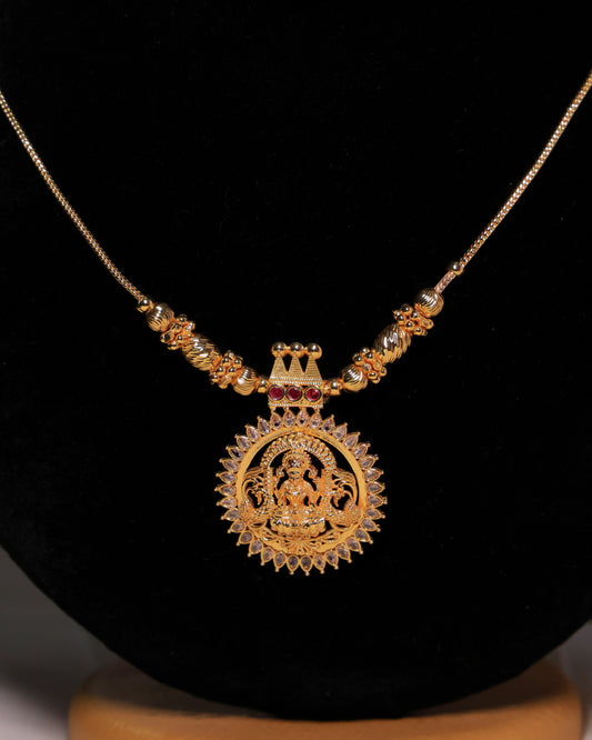 Saraswati Neckpiece - White Stone