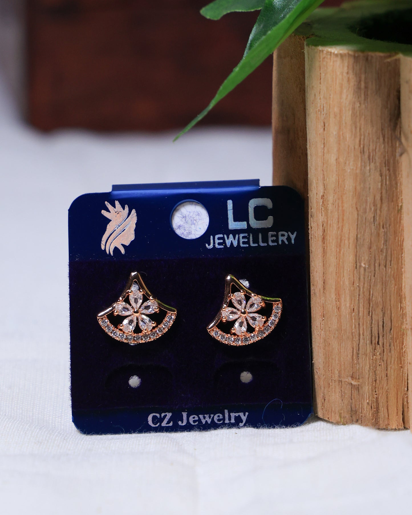 Coral Glow Earring