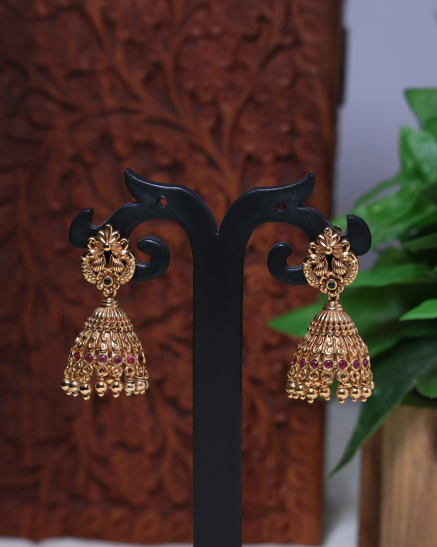 Meenakari Jhumka