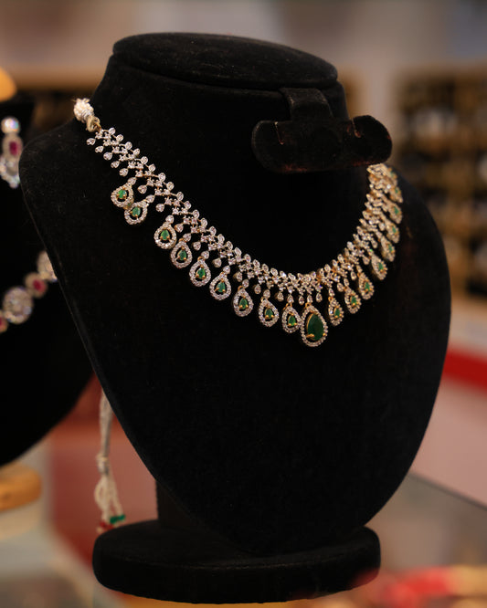 Nakshatra Crystal Stone Necklace with Earrings