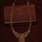 Bridal Antique Gold Lakshmi Haram with Jhumka Earrings
