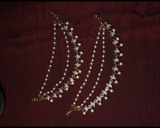 Elegant Pearl Gold Plated Mattal