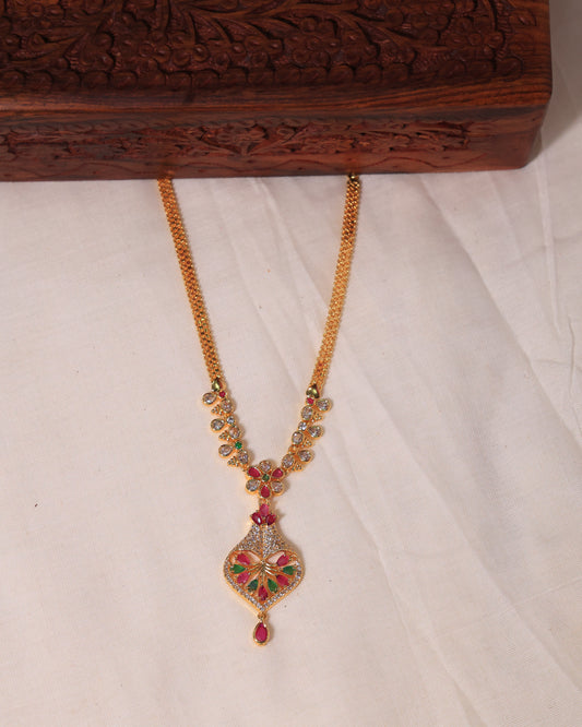 Floral Drop Neckpiece