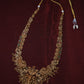 Goddess Lakshmi Antique Gold Bridal Temple Necklace Set