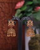 Mini peacock jhumka