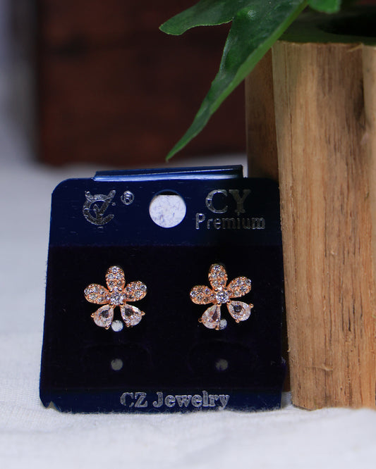 Petal Classic Rose Gold Earring