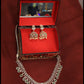 Nakshatra Crystal Stone Necklace with Earrings