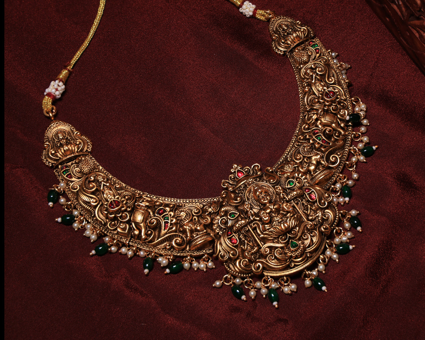 Mahalakshmi Temple Haaram Set
