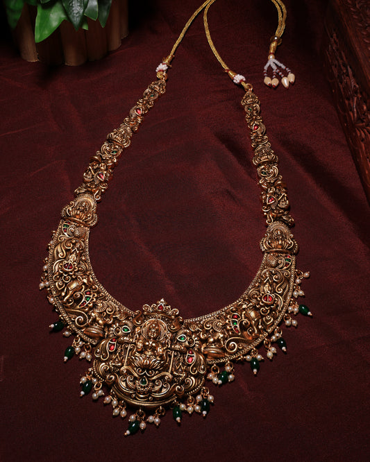 Mahalakshmi Temple Haaram Set