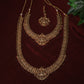 Lakshmi Devi Antique Gold Haaram Set