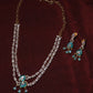 Imperial Ad Stone Necklace with Earrings