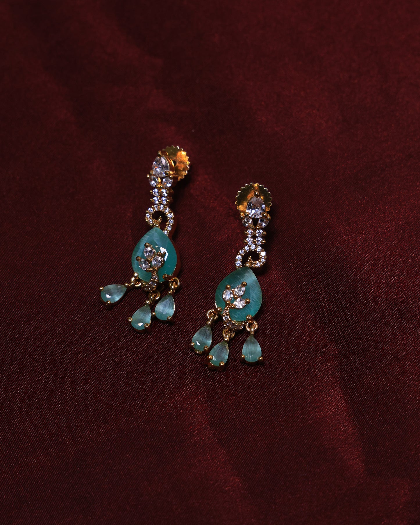 Imperial Ad Stone Necklace with Earrings