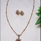 Mehandi Floral Neckpiece Set