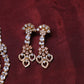 Regal Ad Stone Necklace with Earrings