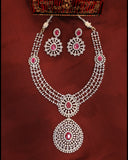 Royal Victorian Crystal Necklace with Earrings